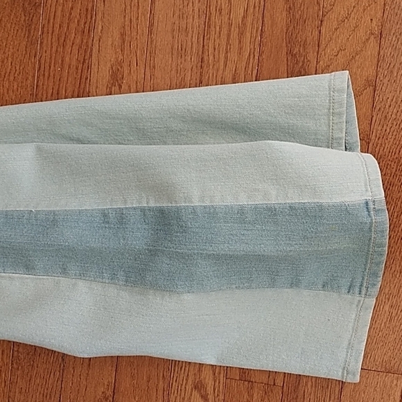 K Kardashian Premium Denim Boot cut Kiara Jeans Two Tone Sz 14 - Picture 10 of 15